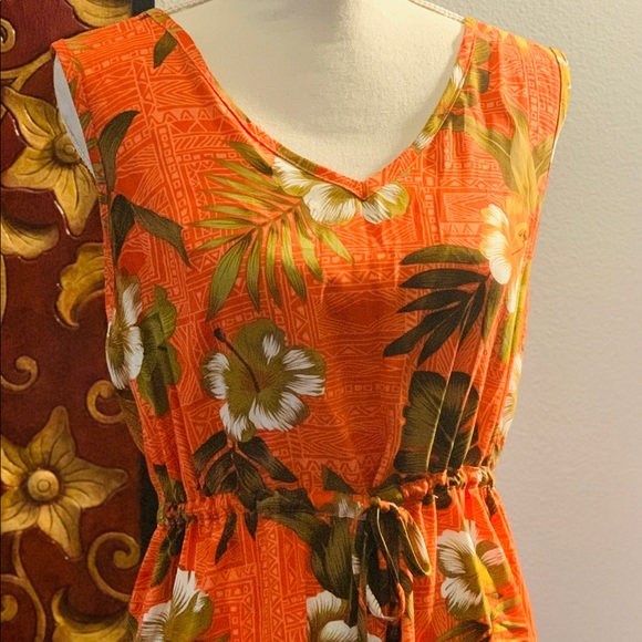 SUMMER DRESS☀️ HAWAIIAN PRINT 🌺 SWIMSUIT COVER UP - Picture 8 of 8